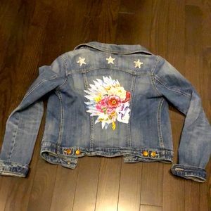 One of a kind jean jacket 🤩